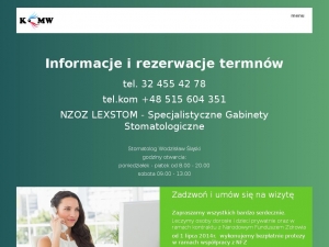 Lexstom - najlepsze usługi stomatologiczne.